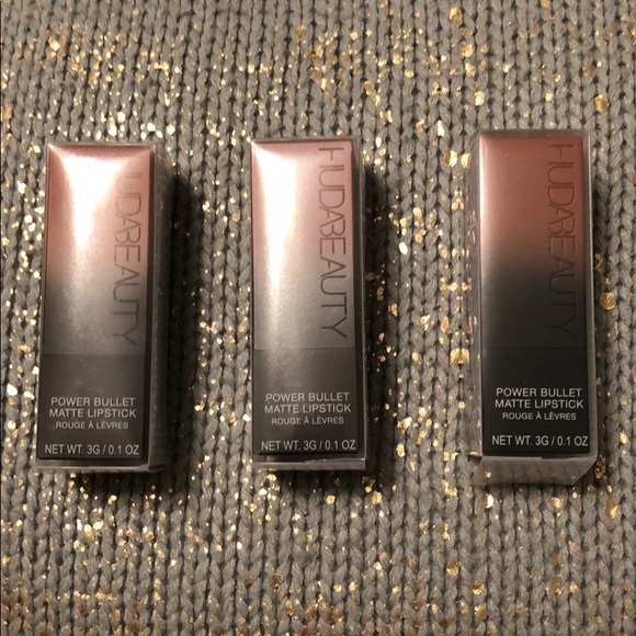 Huda Beauty Power Bullet Matte Lipstick Trio